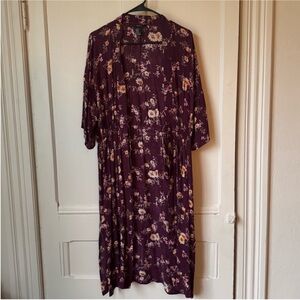 Forever 21 Floral Kimono Cardigan